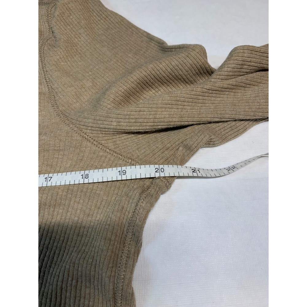 Lauren Ralph Lauren 1/4 Zip Sweater Womens Size lX Brown Long Sleeve‎ Shirt- EUC - Picture 5 of 7